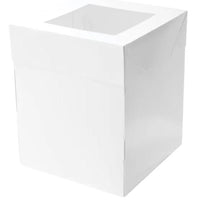 Mondo White Cake Box 20x20x25cm (8x8x10inch)