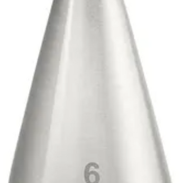 Mondo #6 S/S Round Piping Tip