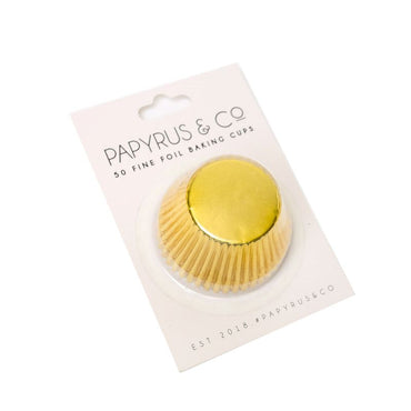 Med Gold Foil Bake Cups 50pk 44mm PC408G
