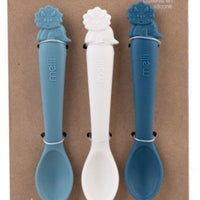 Melii Luxe Silic Spoons Set3 Dinosaur