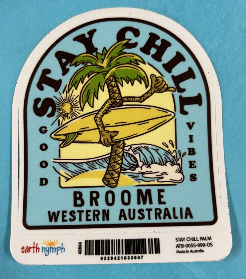 Boys Sticker - Stay Chill Palm 0055