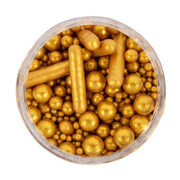 Bubble & Bounce Matte Gold Sprinkles 75g