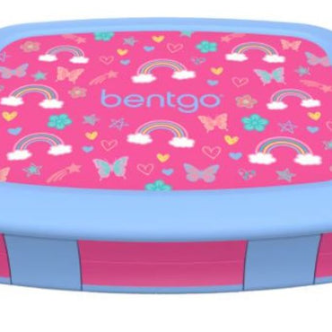 Bentgo Kids Prints Lunch Box Rainbows & Butterflies