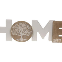 30cm Block Word Home with Tree of Life