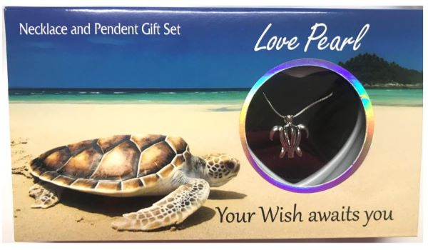Love Pearl Turtle on Beach LP S-8