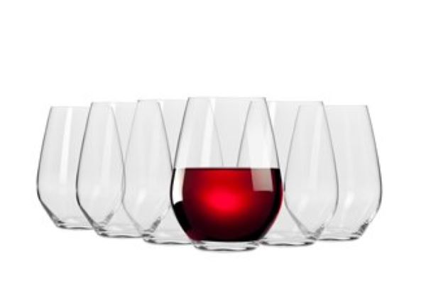 KH Stemless Wine Glass 540ml 6Pce