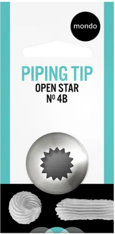 Mondo #4B SS Open Star Tip