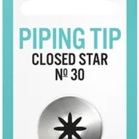 Mondo #30  S/S Closed Star Piping Tip