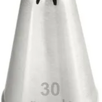 Mondo #30  S/S Closed Star Piping Tip