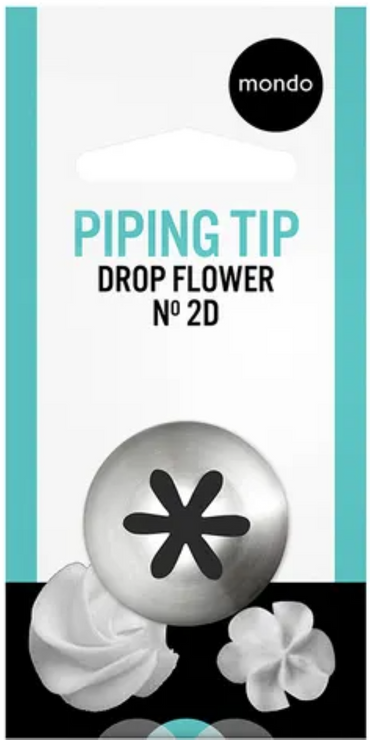 Mondo #2D SS Drop Flower Tip