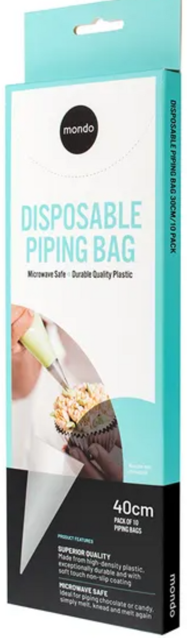 Mondo Disposable Piping Bag 40cm 10Pk 01MO813