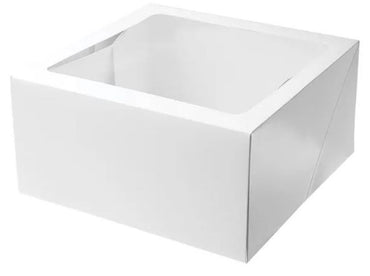 Mondo Wht Cake Box 35x35x15cm Tall (14x14x6inch)