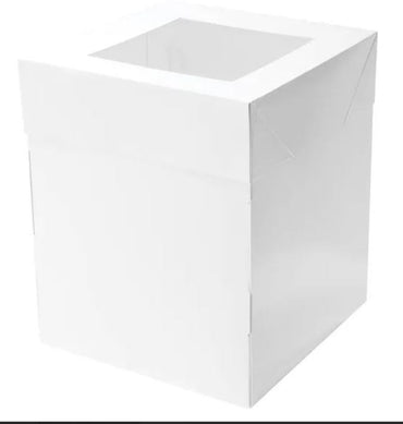 Mondo White Cake Box 20x20x25cm (8x8x10inch)