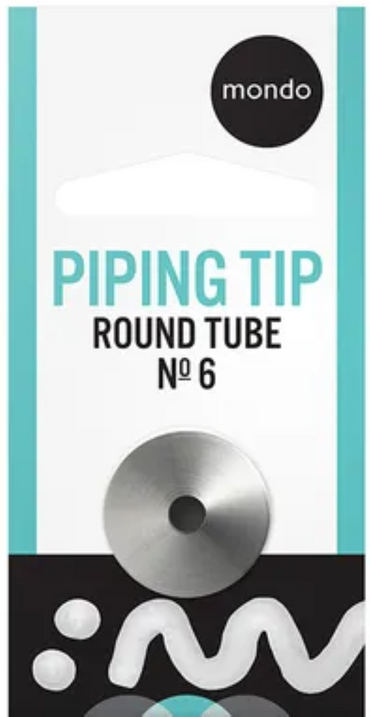 Mondo #6 S/S Round Piping Tip