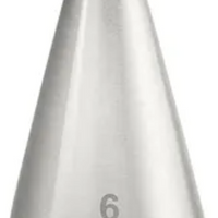 Mondo #6 S/S Round Piping Tip