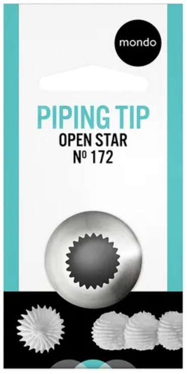Mondo #172 SS Open Star Tip