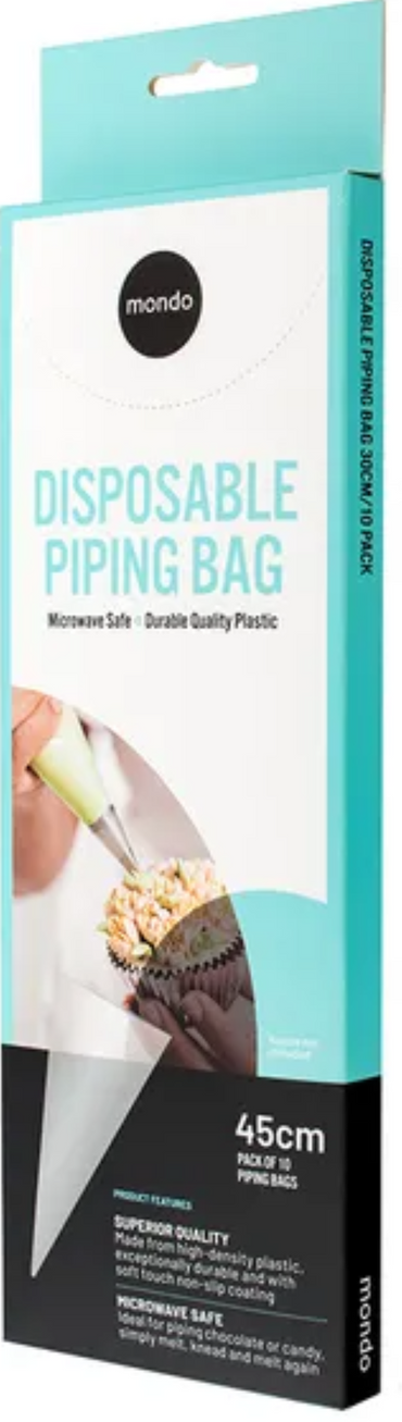 Mondo Disp Piping Bag 45cm/10Pack 01MO812
