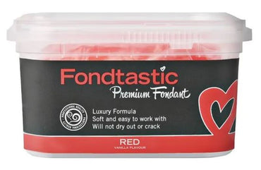 Fondtastic Premium Fondant Red 250gm