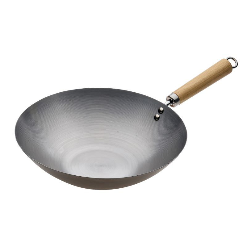 Pyrolux Wok with Wood Handle - 30cm