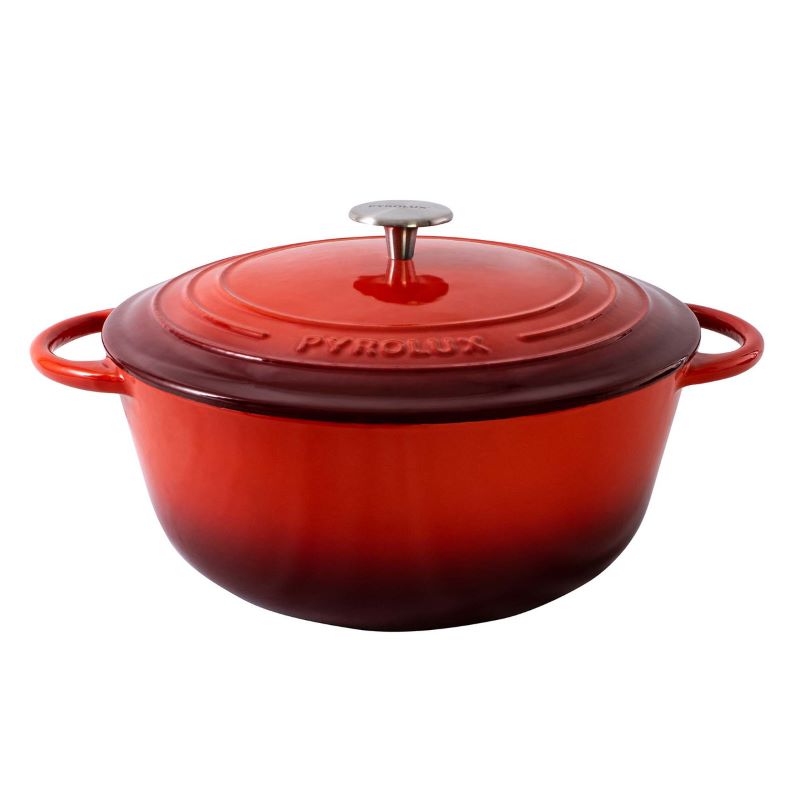 PyroChef Casserole 28cm/6ltr RED