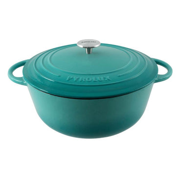 Pyrochef Round Casserole 28cm/6L AQUA