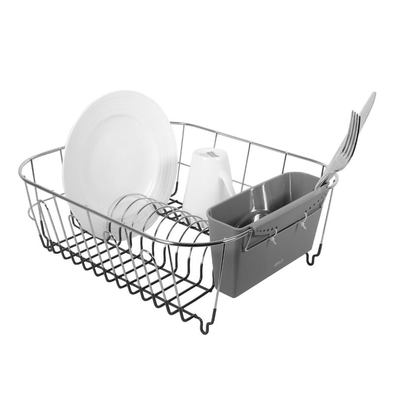 Avanti Slimline Dish Rack - Small Grey