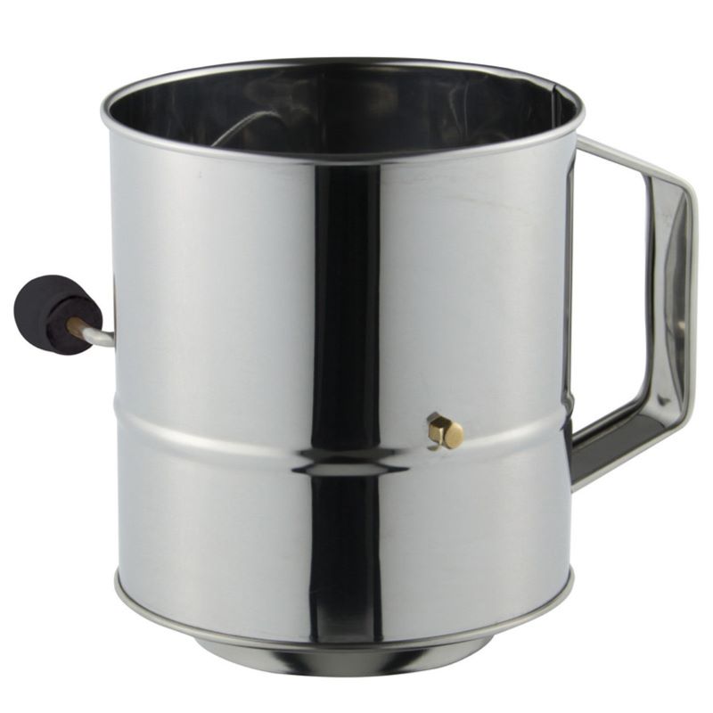 Avanti SS Crank Flour Sifter 5cp 12884