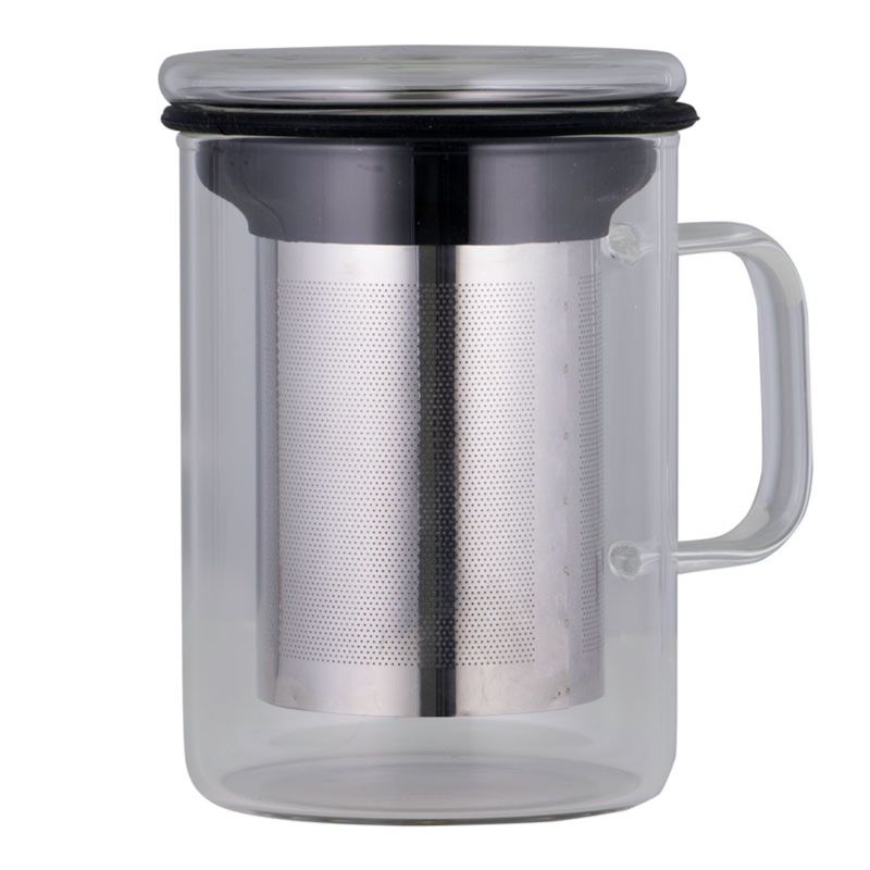 Avanti Tea Mug with Infuser - 350ml Black