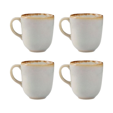 Mason Cash Reactive Cream Set of 4 Mugs - 400ml