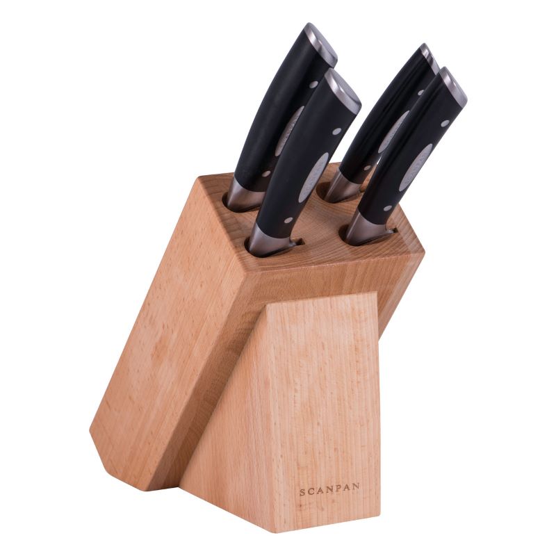 Scanpan Classic 5 piece Euro Knife Block