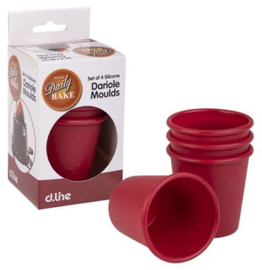 Silicone Dariole Mould Set4  30