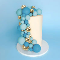 Sprinks 32 Cake Ball Toppers - Bold In Blue
