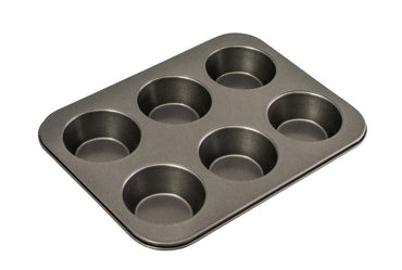 Bakemaster Non Stick 6 Cup Large Muffin Pan