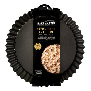 Bakemaster Loose Base Deep Quiche 25x5.5cm