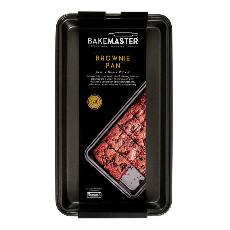 Bakemaster Non Stick Brownie Pan 34x20x4cm