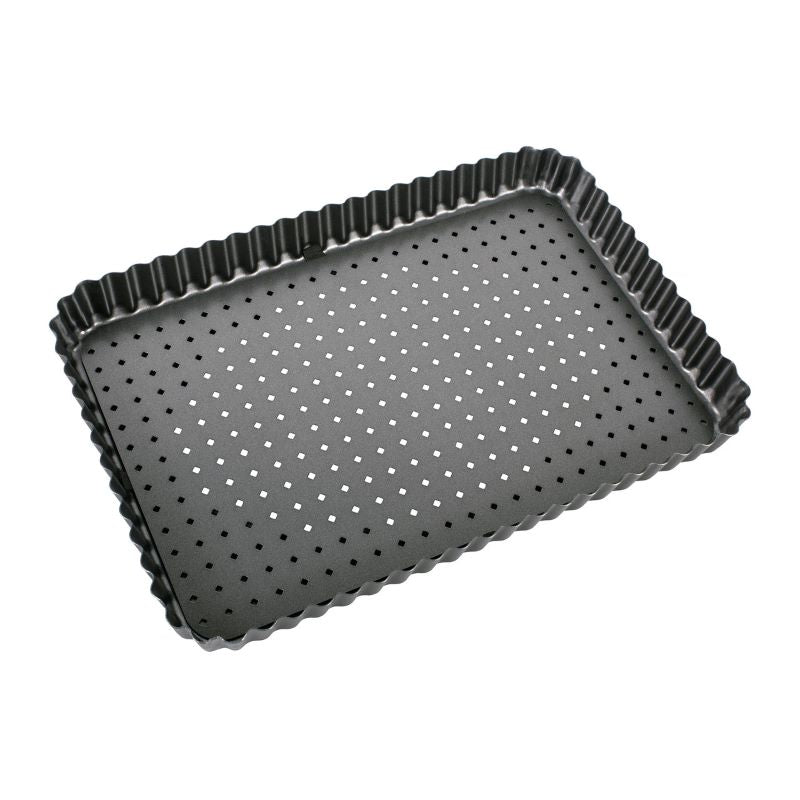 Bakemaster NS Rectangular Quiche Pan 31x21x3.5cm