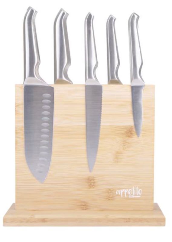 Magnetic Knife Stand - Double Sided - Bamboo