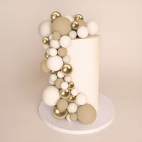 Sprinks 32 Cake Ball Toppers - Champagne Gold