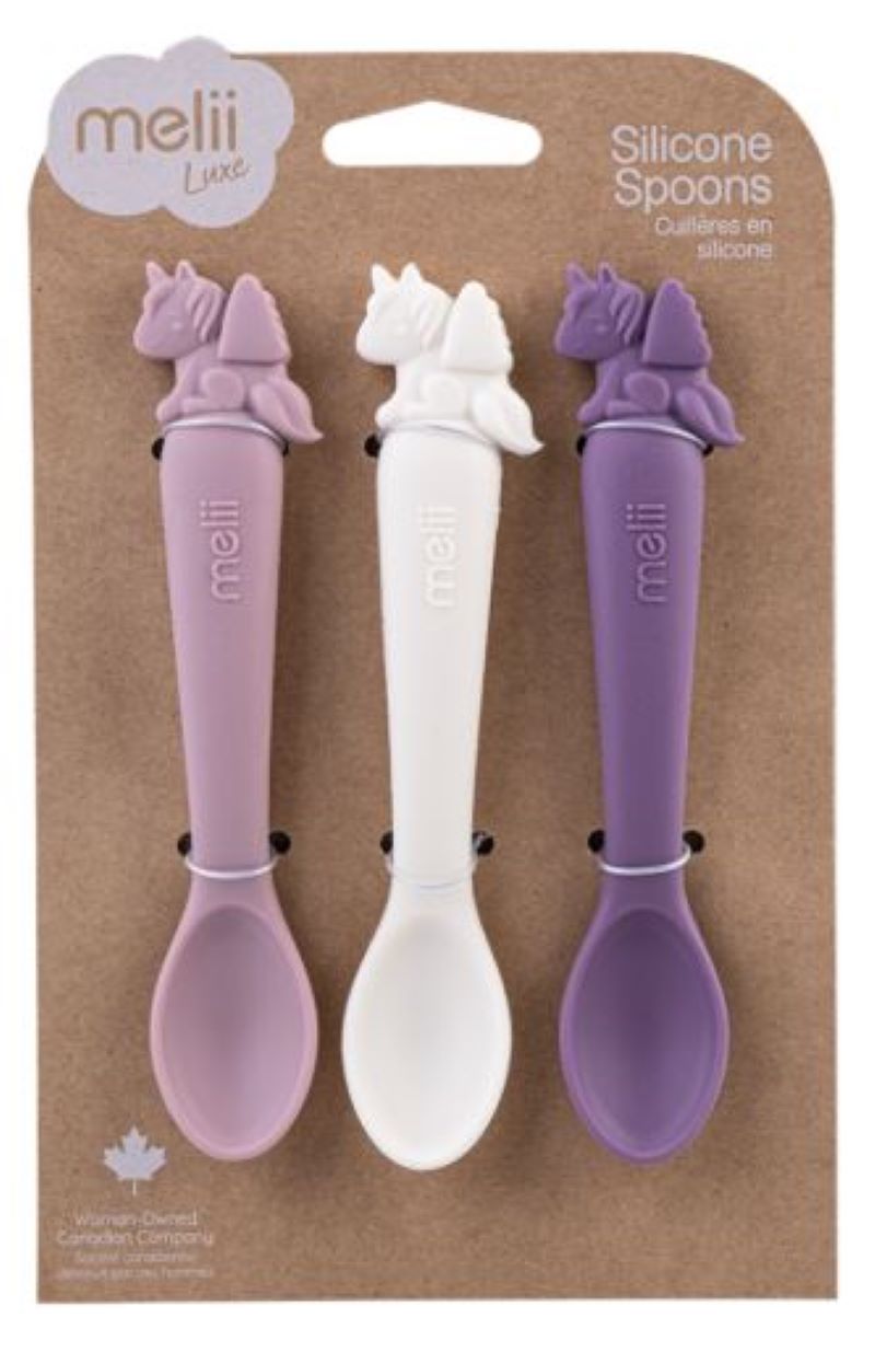 Melii Lixe Silic Spoons 3Pce Unicorn