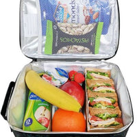 Sachi Insulated Junior Lunch Bag - Neon Dinosaur