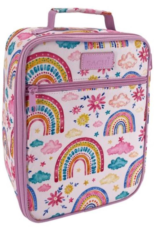 Sachi Insulated Junior Lunch Bag - Rainbow Sky