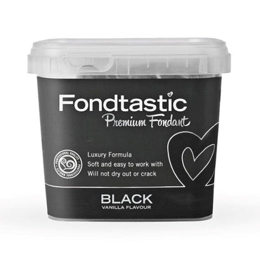 Fondtastic Premium Fondant  Black 1Kg