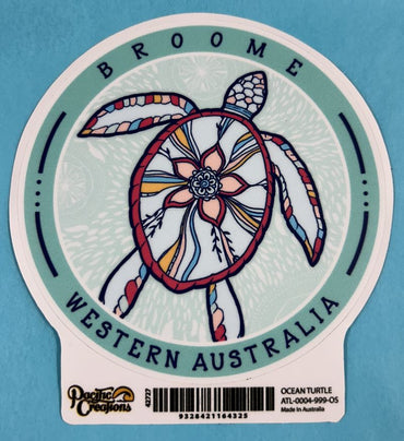 Ladies Sticker - Ocean Turtle 0004