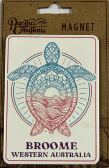 Ladies Magnet - Sunrise Turtle