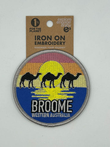 Patch - Iron on - Broome Cable Beach Camels