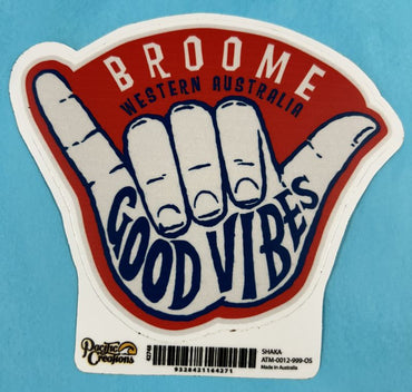 Mens Sticker - Shaka 0012