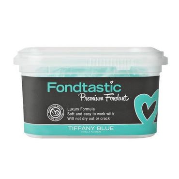 Fondtastic Prem Fondant Tiffany Blue 250gm