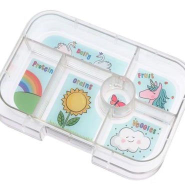 Yumbox Original Lunch Box 6 Comp - Miami Aqua Unicorns