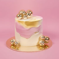 Sprinks 12 Pce Disco Ball Toppers - Gold