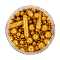 Bubble & Bounce Matte Gold Sprinkles 75g